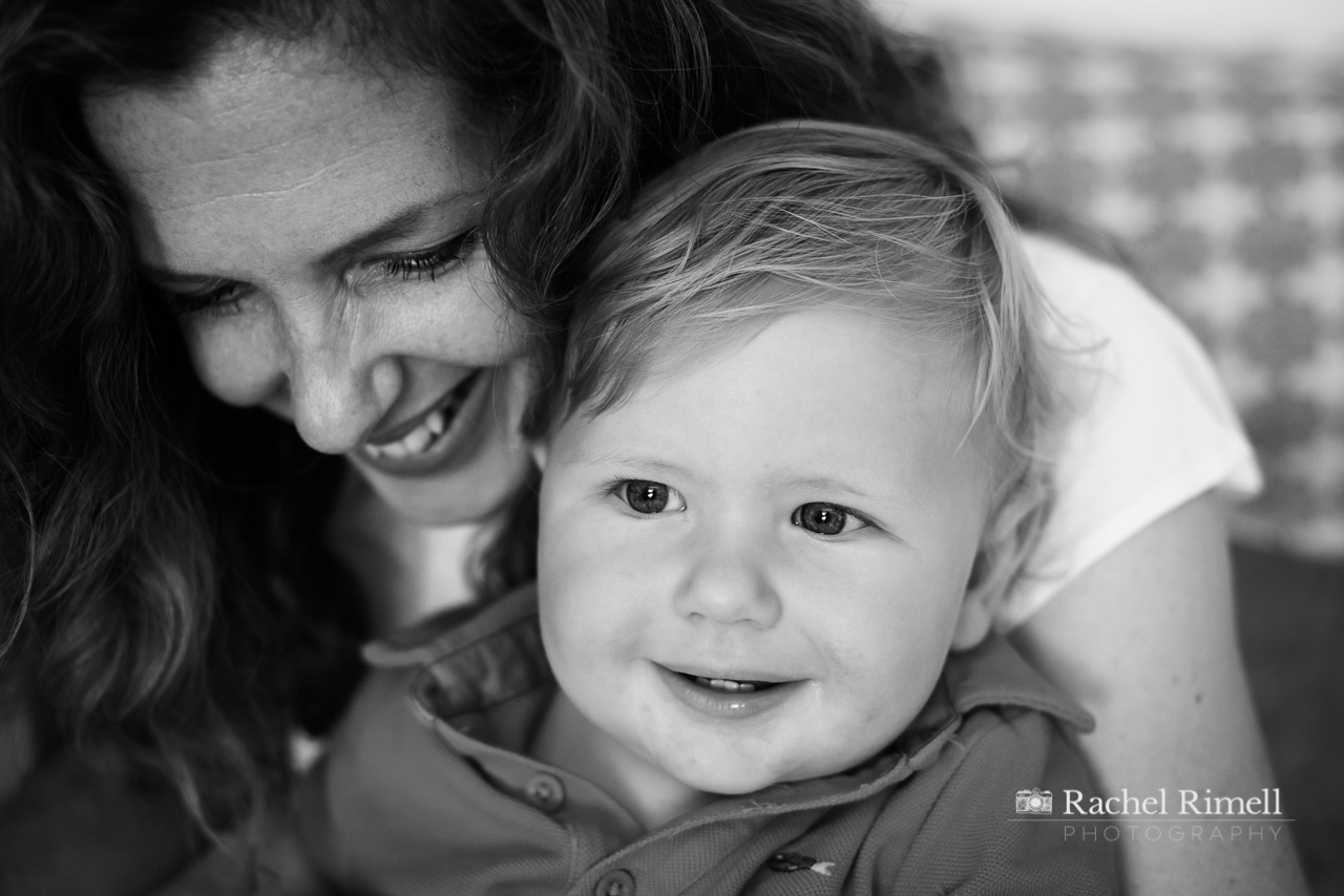 Happy mother and child natural photo