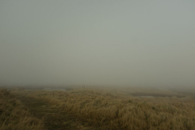 Fine art photography print - mist over the dunes at Walberswick