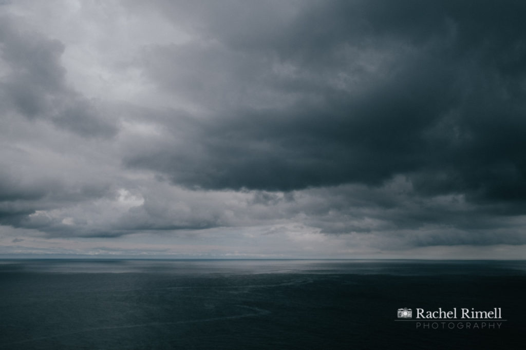 view out to sea at Ravenscar North Yorkshire